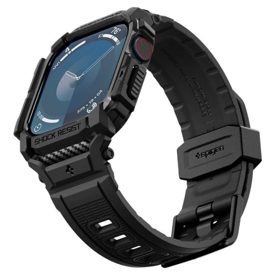 Bratara smartwatch, Spigen, Rugged Armor Pro, TPU, ajustabil, pentru Apple Watch 10 42mm, negru (Spigen, Ingredi) by www.silkase.ro Bratara smartwatch, Spigen, Rugged Armor Pro, TPU, ajustabil, pentru Apple Watch 10 42mm, negru (Ingredi, ACS08591) by www.silkase.ro