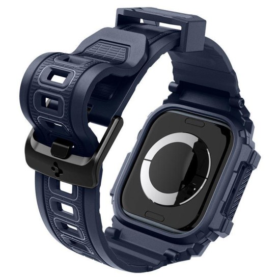 Curea pentru Apple Watch 10, Spigen, Rugged Armor Pro, Navy Blue, 42mm (Spigen, Ingredi) by www.silkase.ro Curea pentru Apple Watch 10, Spigen, Rugged Armor Pro, Navy Blue, 42mm (Ingredi, ACS08592) by www.silkase.ro