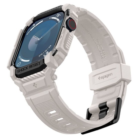 Husa Smartwatch, Spigen Rugged Armor Pro, Pentru Apple Watch 10 42 mm Dune Beige, 263853 (Spigen, Ingredi) by www.silkase.ro Husa Smartwatch, Spigen Rugged Armor Pro, Pentru Apple Watch 10 42 mm Dune Beige, 263853 (Ingredi, ACS08593) by www.silkase.ro