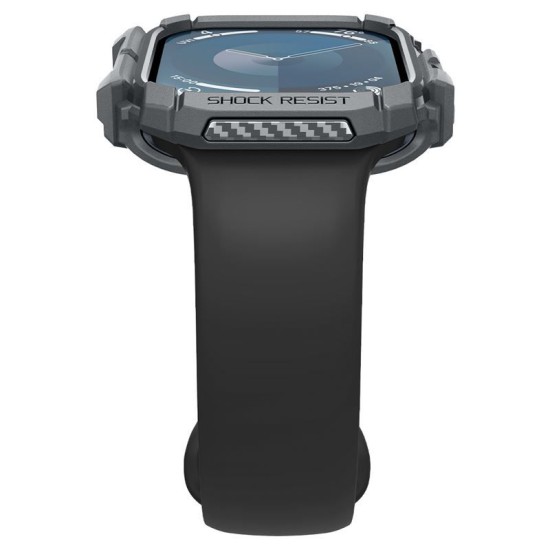 Husa Spigen Rugged Armor compatibila cu Apple Watch 10 46mm Dark Grey (Spigen, Ingredi) by www.silkase.ro Husa Spigen Rugged Armor compatibila cu Apple Watch 10 46mm Dark Grey (Ingredi, ACS08598) by www.silkase.ro