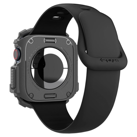 Husa Spigen Rugged Armor compatibila cu Apple Watch 10 46mm Dark Grey (Spigen, Ingredi) by www.silkase.ro Husa Spigen Rugged Armor compatibila cu Apple Watch 10 46mm Dark Grey (Ingredi, ACS08598) by www.silkase.ro