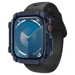 Husa Spigen Rugged Armor compatibila cu Apple Watch 10 46mm Navy Blue