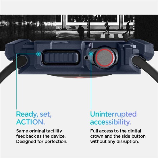 Husa Spigen Rugged Armor compatibila cu Apple Watch 10 46mm Navy Blue (Spigen, Ingredi) by www.silkase.ro Husa Spigen Rugged Armor compatibila cu Apple Watch 10 46mm Navy Blue (Ingredi, ACS08599) by www.silkase.ro