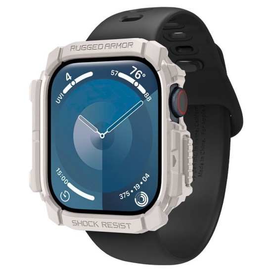 Husa Spigen Rugged Armor pentru Apple Watch 10 46 mm bej (Spigen, Ingredi) by www.silkase.ro Husa Spigen Rugged Armor pentru Apple Watch 10 46 mm bej (Ingredi, ACS08600) by www.silkase.ro