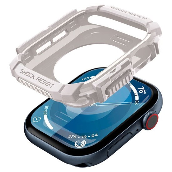 Husa Spigen Rugged Armor pentru Apple Watch 10 46 mm bej (Spigen, Ingredi) by www.silkase.ro Husa Spigen Rugged Armor pentru Apple Watch 10 46 mm bej (Ingredi, ACS08600) by www.silkase.ro
