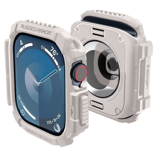 Husa Spigen Rugged Armor pentru Apple Watch 10 46 mm bej (Spigen, Ingredi) by www.silkase.ro Husa Spigen Rugged Armor pentru Apple Watch 10 46 mm bej (Ingredi, ACS08600) by www.silkase.ro