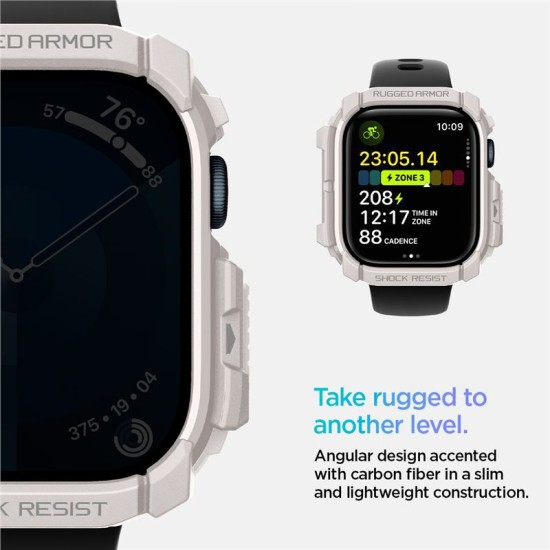 Husa Spigen Rugged Armor pentru Apple Watch 10 46 mm bej (Spigen, Ingredi) by www.silkase.ro Husa Spigen Rugged Armor pentru Apple Watch 10 46 mm bej (Ingredi, ACS08600) by www.silkase.ro
