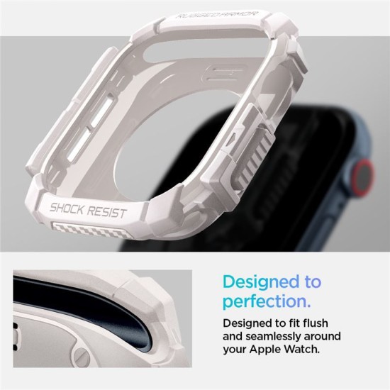 Husa Spigen Rugged Armor pentru Apple Watch 10 46 mm bej (Spigen, Ingredi) by www.silkase.ro Husa Spigen Rugged Armor pentru Apple Watch 10 46 mm bej (Ingredi, ACS08600) by www.silkase.ro