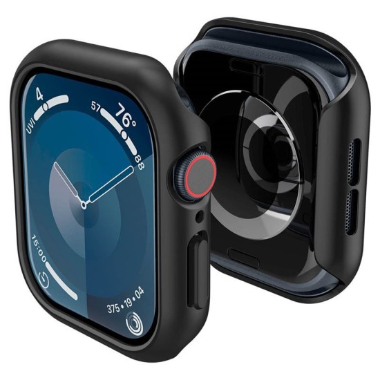 Husa de protectie Spigen Thin Fit pentru Apple Watch, super subtire, neagra, 46mm (Spigen, Ingredi) by www.silkase.ro Husa de protectie Spigen Thin Fit pentru Apple Watch, super subtire, neagra, 46mm (Ingredi, ACS08601) by www.silkase.ro