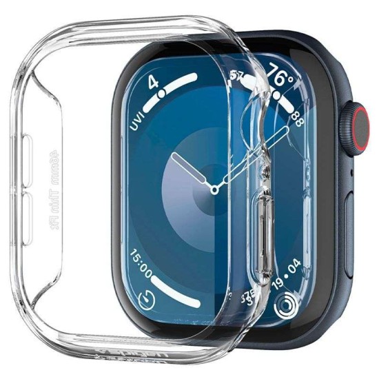 Husa Spigen Thin Fit compatibila cu Apple Watch 10 46mm Crystal Clear (Spigen, Ingredi) by www.silkase.ro Husa Spigen Thin Fit compatibila cu Apple Watch 10 46mm Crystal Clear (Ingredi, ACS08602) by www.silkase.ro