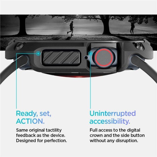 Husa Spigen Tough Armor compatibila cu Apple Watch 10 46mm Black (Spigen, Ingredi) by www.silkase.ro Husa Spigen Tough Armor compatibila cu Apple Watch 10 46mm Black (Ingredi, ACS08603) by www.silkase.ro