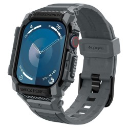 Husa Spigen Rugged Armor Pro compatibila cu Apple Watch 10 46mm Dark Grey