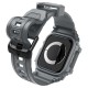 Husa Spigen Rugged Armor Pro compatibila cu Apple Watch 10 46mm Dark Grey (Ingredi, ACS08605) by www.silkase.ro