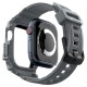 Husa Spigen Rugged Armor Pro compatibila cu Apple Watch 10 46mm Dark Grey (Ingredi, ACS08605) by www.silkase.ro