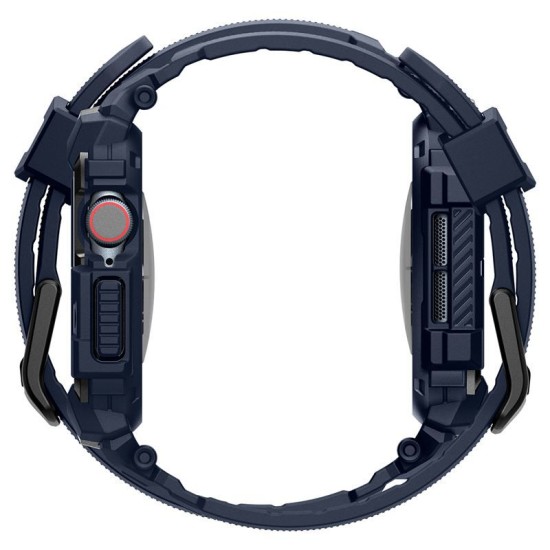 Set Husa + Curea Spigen Rugged Armor Pro pentru Apple Watch 10 46 mm albastru inchis (Spigen, Ingredi) by www.silkase.ro Set Husa + Curea Spigen Rugged Armor Pro pentru Apple Watch 10 46 mm albastru inchis (Ingredi, ACS08606) by www.silkase.ro