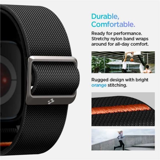 Bratara Spigen Lite Fit "Pro", negru mat, set 1x bratara, pentru Apple Watch (Spigen, Ingredi) by www.silkase.ro Bratara Spigen Lite Fit "Pro", negru mat, set 1x bratara, pentru Apple Watch (Ingredi, ACS08609) by www.silkase.ro