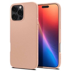 Husa Spigen Liquid Air compatibila cu iPhone 16 Pro Max Rose Titanium