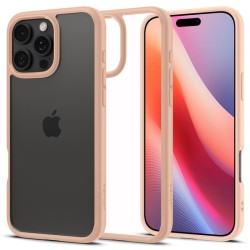 Husa Spigen Ultra Hybrid compatibila cu iPhone 16 Pro Max Rose Titanium