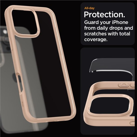 Husa Spigen Ultra Hybrid compatibila cu iPhone 16 Pro Max Rose Titanium (Spigen, iPhone 16 Pro Max) by www.silkase.ro Husa Spigen Ultra Hybrid compatibila cu iPhone 16 Pro Max Rose Titanium (iPhone 16 Pro Max, ACS08688) by www.silkase.ro