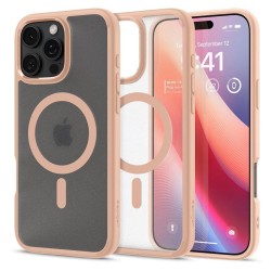 Husa Spigen Ultra Hybrid MagSafe compatibila cu iPhone 16 Pro Max Frost Rose Titanium