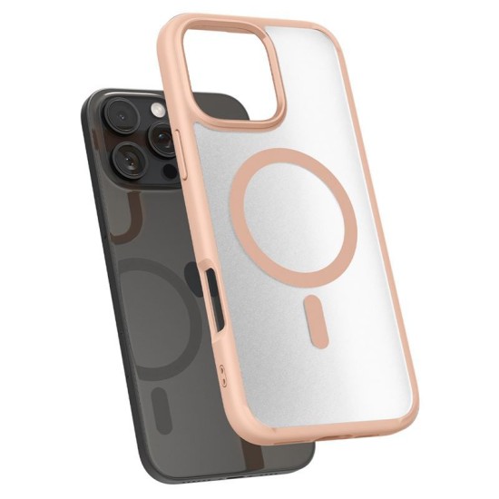 Husa Spigen Ultra Hybrid MagSafe compatibila cu iPhone 16 Pro Max Frost Rose Titanium (Spigen, iPhone 16 Pro Max) by www.silkase.ro Husa Spigen Ultra Hybrid MagSafe compatibila cu iPhone 16 Pro Max Frost Rose Titanium (iPhone 16 Pro Max, ACS08689) by www.silkase.ro