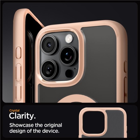 Husa Spigen Ultra Hybrid MagSafe compatibila cu iPhone 16 Pro Max Frost Rose Titanium (Spigen, iPhone 16 Pro Max) by www.silkase.ro Husa Spigen Ultra Hybrid MagSafe compatibila cu iPhone 16 Pro Max Frost Rose Titanium (iPhone 16 Pro Max, ACS08689) by www.silkase.ro