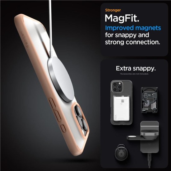 Husa Spigen Ultra Hybrid MagSafe compatibila cu iPhone 16 Pro Max Frost Rose Titanium (Spigen, iPhone 16 Pro Max) by www.silkase.ro Husa Spigen Ultra Hybrid MagSafe compatibila cu iPhone 16 Pro Max Frost Rose Titanium (iPhone 16 Pro Max, ACS08689) by www.silkase.ro
