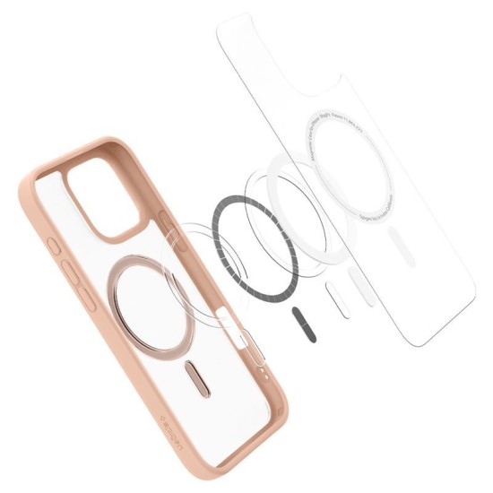 Husa Spigen Ultra Hybrid MagSafe compatibila cu iPhone 16 Pro Max Frost Rose Titanium (Spigen, iPhone 16 Pro Max) by www.silkase.ro Husa Spigen Ultra Hybrid MagSafe compatibila cu iPhone 16 Pro Max Frost Rose Titanium (iPhone 16 Pro Max, ACS08689) by www.silkase.ro