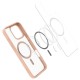 Husa Spigen Ultra Hybrid MagSafe compatibila cu iPhone 16 Pro Max Rose Titanium (iPhone 16 Pro Max, ACS08690) by www.silkase.ro