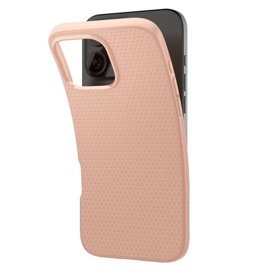 Husa Spigen Liquid Air pentru iPhone 16 Pro, roz (Spigen, iPhone 15 Pro) by www.silkase.ro Husa Spigen Liquid Air pentru iPhone 16 Pro, roz (iPhone 15 Pro, ACS08692) by www.silkase.ro
