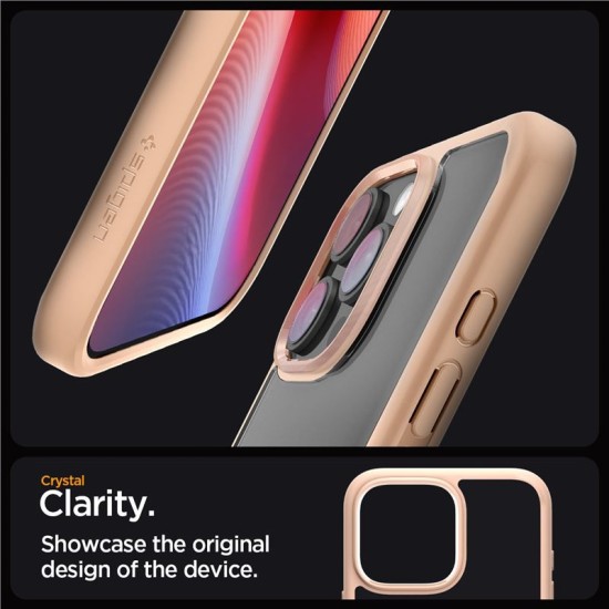 Husa Spigen Ultra Hybrid compatibila cu iPhone 16 Pro Rose Titanium (Spigen, iPhone 15 Pro) by www.silkase.ro Husa Spigen Ultra Hybrid compatibila cu iPhone 16 Pro Rose Titanium (iPhone 15 Pro, ACS08693) by www.silkase.ro