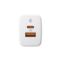 Încărcător de Rețea Spigen Essential EE202EU, 20W, USB-C, Fast Charge, Alb