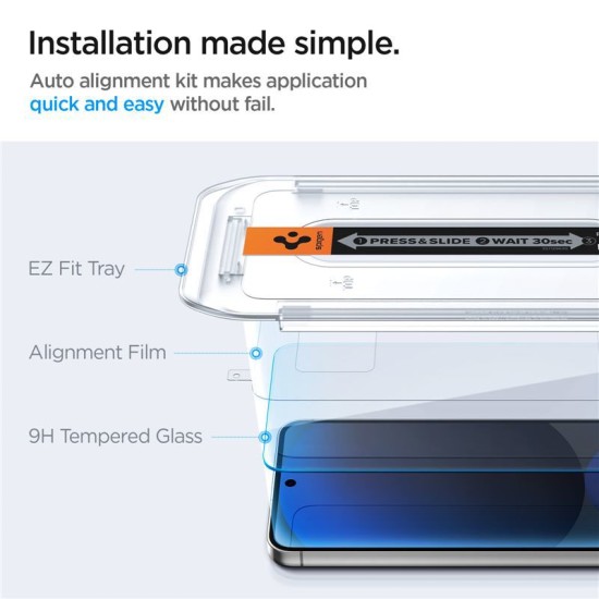 Set 2 folii de protectie Spigen Glass tR EZ Fit pentru Samsung Galaxy A56/ S24 FE, transparenta (Spigen, A56) by www.silkase.ro Set 2 folii de protectie Spigen Glass tR EZ Fit pentru Samsung Galaxy A56/ S24 FE, transparenta (A56, AGL08729) by www.silkase.ro