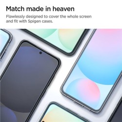Set 2 folii de protectie Spigen Glass tR EZ Fit pentru Samsung Galaxy A56/ S24 FE, transparenta