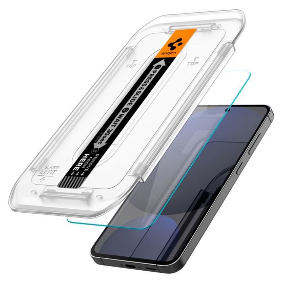 Set 2 folii de protectie Spigen Glass tR EZ Fit pentru Samsung Galaxy A56/ S24 FE, transparenta (Spigen, A56) by www.silkase.ro Set 2 folii de protectie Spigen Glass tR EZ Fit pentru Samsung Galaxy A56/ S24 FE, transparenta (A56, AGL08729) by www.silkase.ro