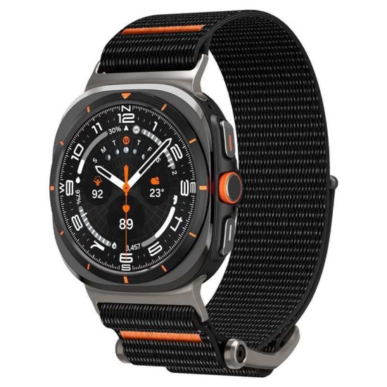 Curea Spigen DuraPro Flex compatibila cu Samsung Galaxy Watch Ultra 47mm Black (Ingredi, AMP08773) by www.silkase.ro