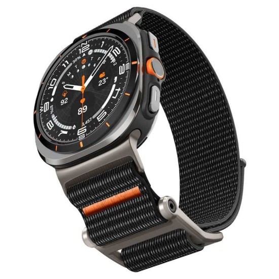 Curea Spigen DuraPro Flex compatibila cu Samsung Galaxy Watch Ultra 47mm Black (Ingredi, AMP08773) by www.silkase.ro