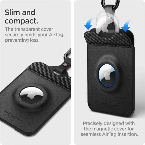 Set 2 suporturi Air Fit pentru card cheie Tesla si AirTag (Spigen, Ingredi) by www.silkase.ro Set 2 suporturi Air Fit pentru card cheie Tesla si AirTag (Accesorii auto, ACP08793) by www.silkase.ro