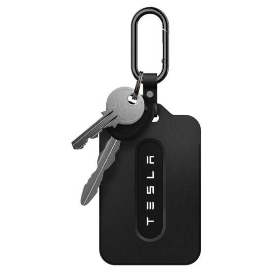 Set 2 suporturi pentru card cheie Tesla (Accesorii auto, ACP08794) by www.silkase.ro