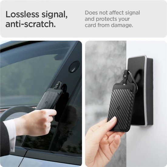 Set 2 suporturi pentru card cheie Tesla (Accesorii auto, ACP08794) by www.silkase.ro