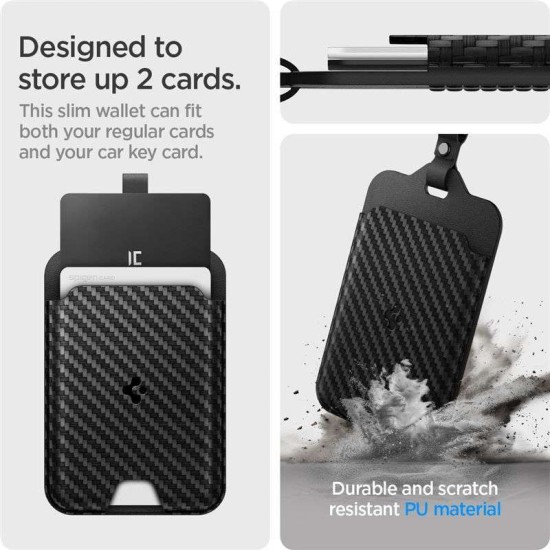 Set 2 suporturi pentru card cheie Tesla (Accesorii auto, ACP08794) by www.silkase.ro