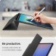 Husa Spigen Ultra Hybrid Pro compatibila cu Samsung Galaxy Tab S8 Ultra / S9 Ultra / S10 Ultra 14.6 inch Black (Ingredi, ACS08795) by www.silkase.ro