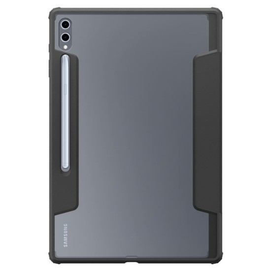 Husa Spigen Ultra Hybrid Pro compatibila cu Samsung Galaxy Tab S8 Ultra / S9 Ultra / S10 Ultra 14.6 inch Black (Ingredi, ACS08795) by www.silkase.ro