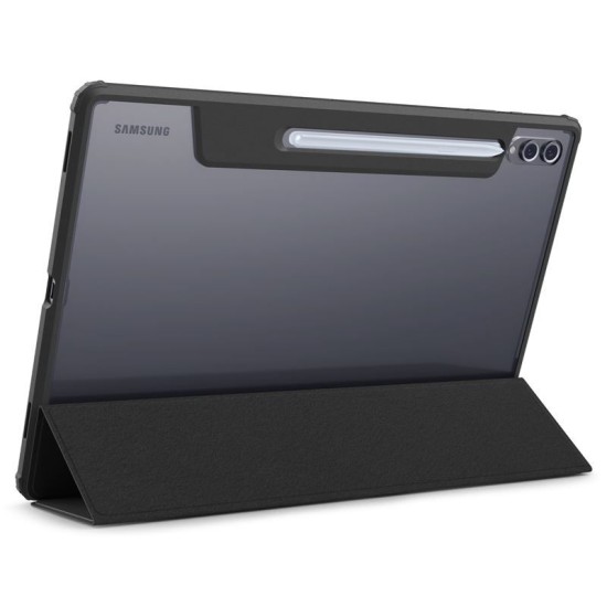 Husa Spigen Ultra Hybrid Pro compatibila cu Samsung Galaxy Tab S8 Ultra / S9 Ultra / S10 Ultra 14.6 inch Black (Ingredi, ACS08795) by www.silkase.ro