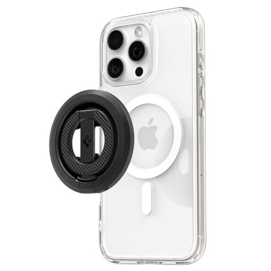 Suport telefon magnetic Spigen O-Mag cu stand ajustabil, negru (Spigen, Accesorii telefoane) by www.silkase.ro Suport telefon magnetic Spigen O-Mag cu stand ajustabil, negru (Suporturi Auto și Birou, AMP08822) by www.silkase.ro
