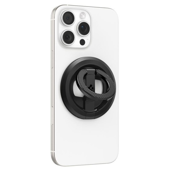 Suport telefon magnetic Spigen O-Mag cu stand ajustabil, negru (Spigen, Accesorii telefoane) by www.silkase.ro Suport telefon magnetic Spigen O-Mag cu stand ajustabil, negru (Suporturi Auto și Birou, AMP08822) by www.silkase.ro