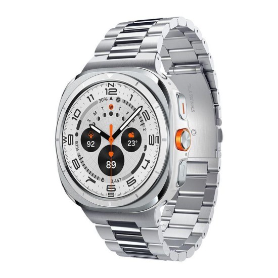 Curea otel inoxidabil Spigen Modern Fit compatibila cu Samsung Galaxy Watch Ultra 47mm Silver (Spigen, Ingredi) by www.silkase.ro Curea otel inoxidabil Spigen Modern Fit compatibila cu Samsung Galaxy Watch Ultra 47mm Silver (Ingredi, AMP08823) by www.silkase.ro