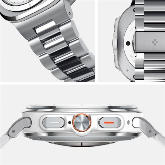 Curea otel inoxidabil Spigen Modern Fit compatibila cu Samsung Galaxy Watch Ultra 47mm Silver (Spigen, Ingredi) by www.silkase.ro Curea otel inoxidabil Spigen Modern Fit compatibila cu Samsung Galaxy Watch Ultra 47mm Silver (Ingredi, AMP08823) by www.silkase.ro