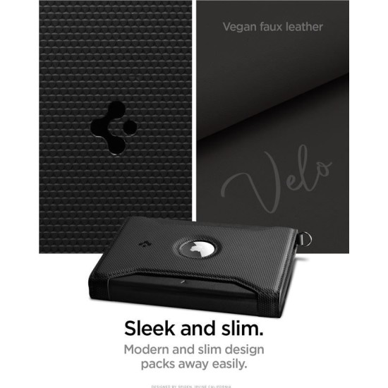 Husa universala de pasaport Spigen cu suport pentru AirTag, neagra (Spigen, Ingredi) by www.silkase.ro Husa universala de pasaport Spigen cu suport pentru AirTag, neagra (Ingredi, AFA08852) by www.silkase.ro