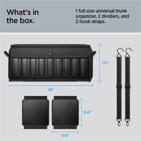Organizator portbagaj auto Spigen Car Trunk Organizer, Compatibil cu masini Tesla, Capacitate 48L, Negru (Spigen, Accesorii auto) by www.silkase.ro Organizator portbagaj auto Spigen Car Trunk Organizer, Compatibil cu masini Tesla, Capacitate 48L, Negru (Accesorii auto, ACP08855) by www.silkase.ro